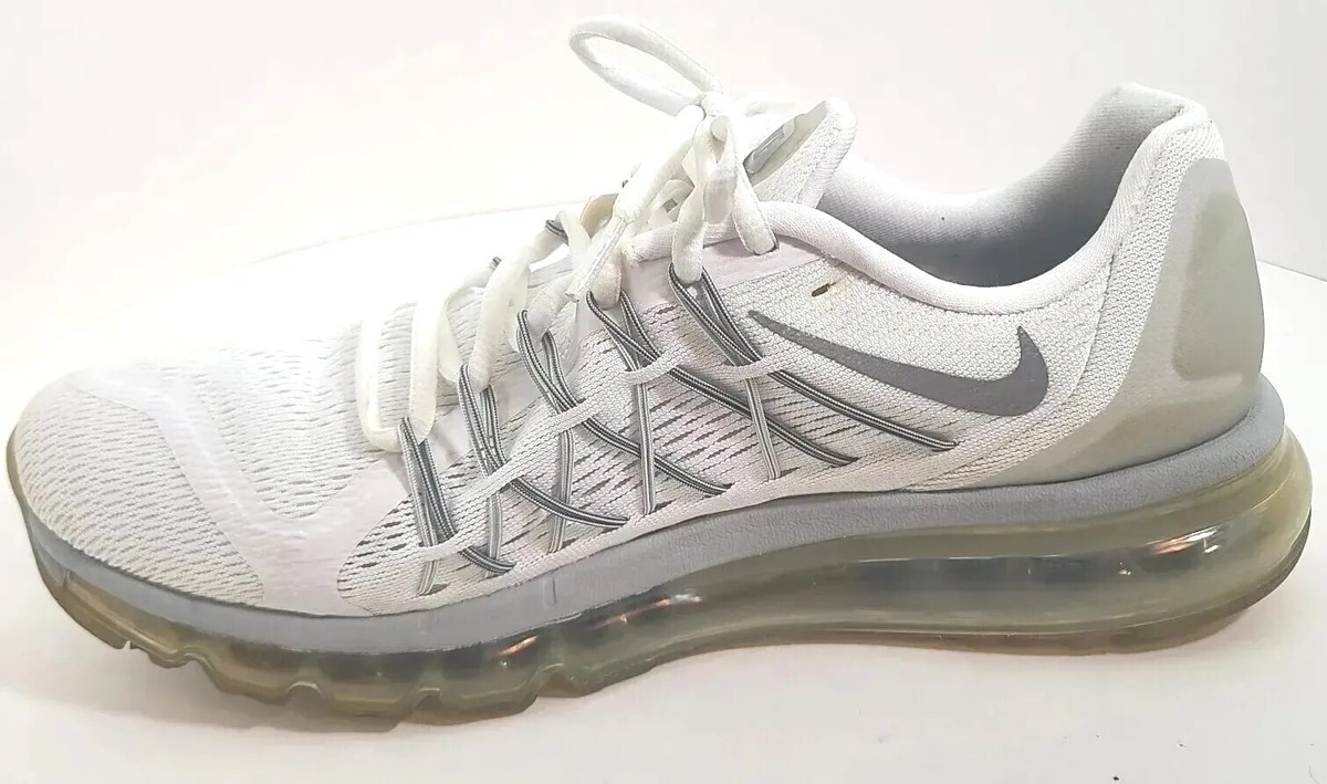 スパイク・シューズ Air Max 2015 'White llic Silver'24.5 Size 10.5 - Nike Air Max 2015 White Metallic Silver for sale