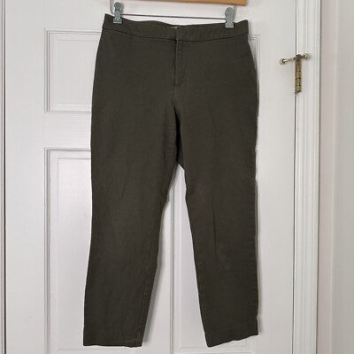 Calvin Klein Jeans - Pantalon droit tissé avec étiquette - Vert olive