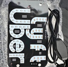 Led Light For Delivery Vehicle 7.5 X 4.5 Red Strobe Beacon
