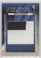 2013 ITG Draft Prospects First Round Pick Nameplate 1/1 Nathan Beaulieu 2d8