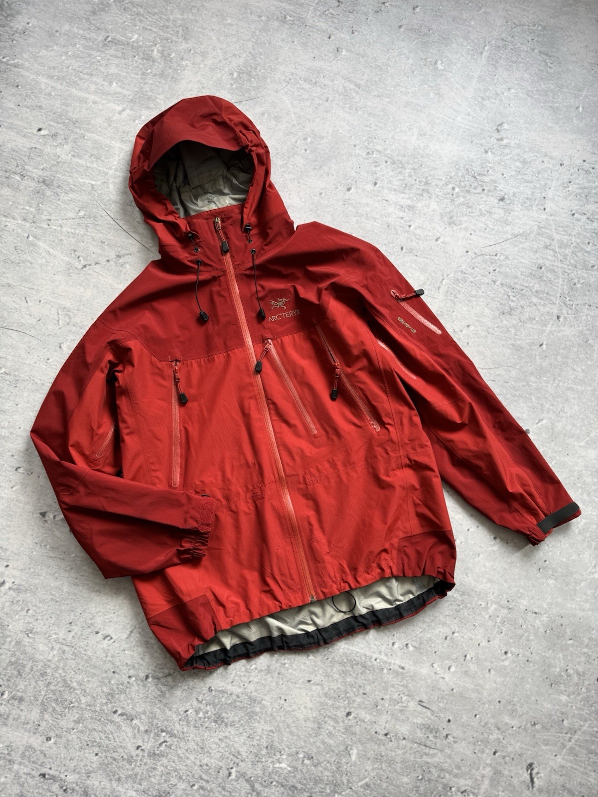 ARC'TERYX ?Arcteryx Gore Tex Vintage XCR Rosso Fantastica Giacca Rara
