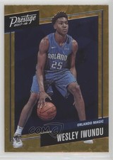 2017-18 Panini Prestige Micro Etch Rookies Orange Wesley Iwundu Wes #32 4rb