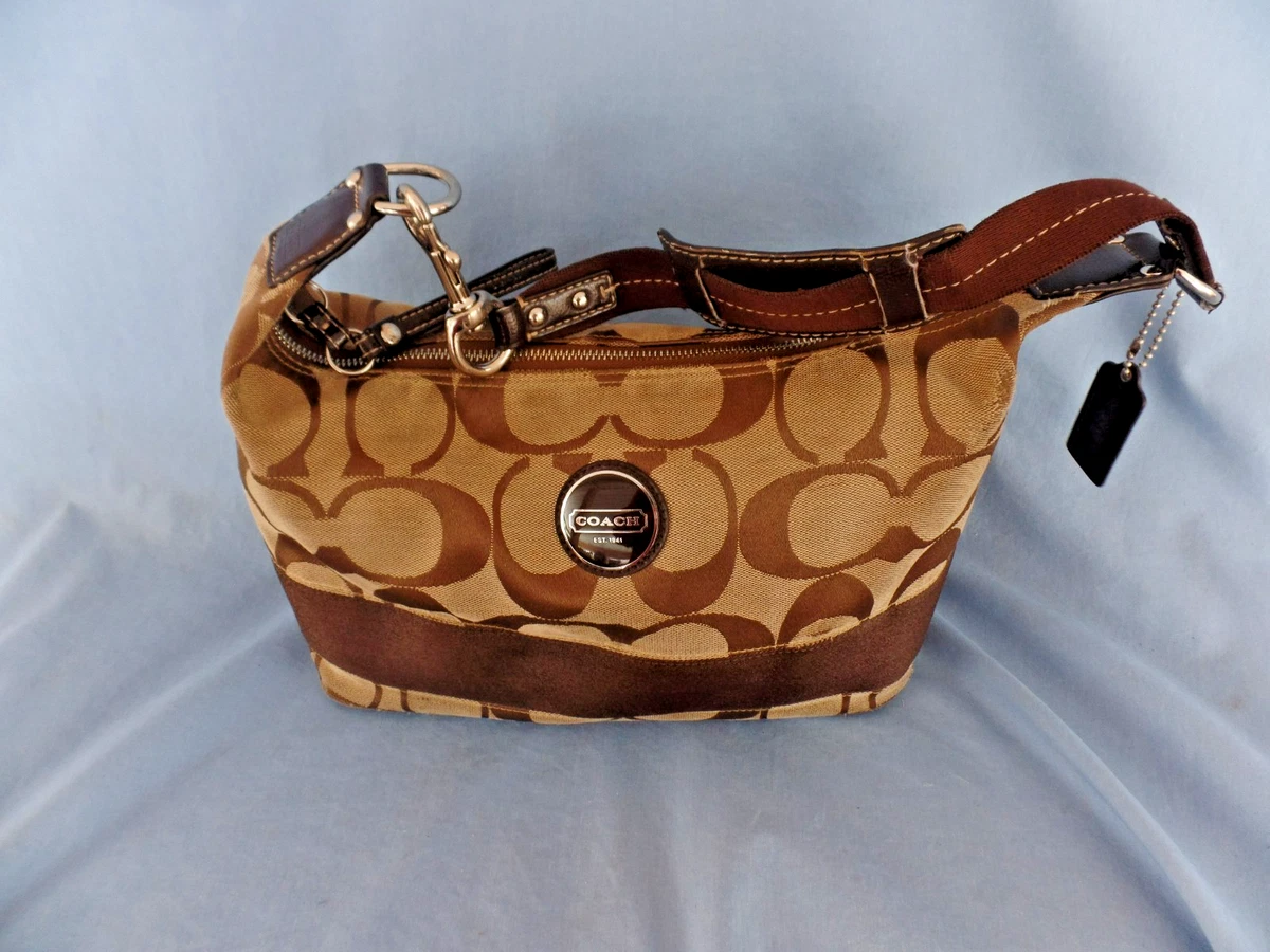 Coach Brown Signature Hobo Bag | eBay