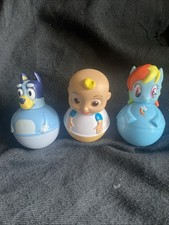 Character Weebles by Hasbro : Bluey, Cocomelon & Unicorn