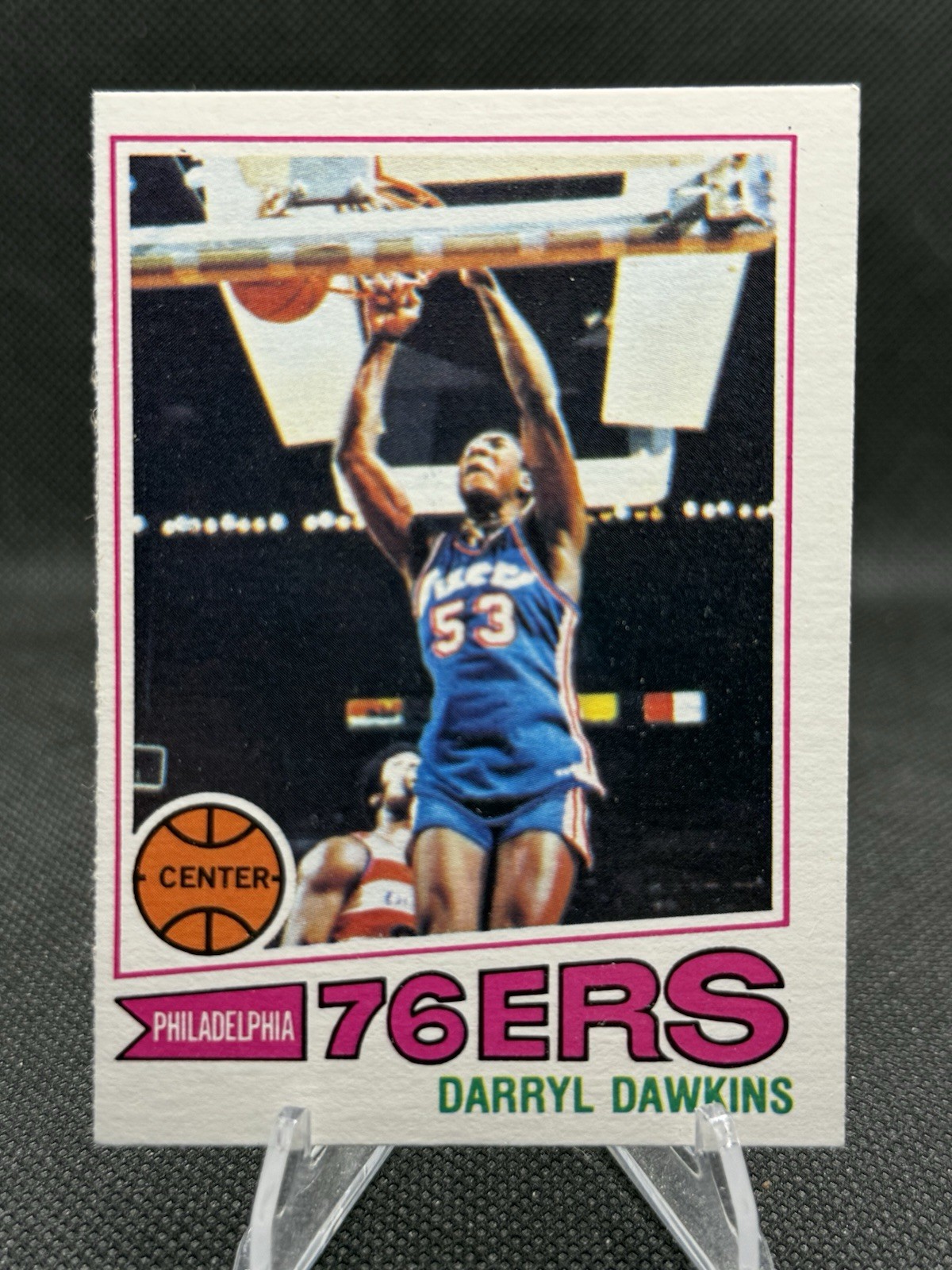1977-78 Topps #132 Darryl Dawkins White Back