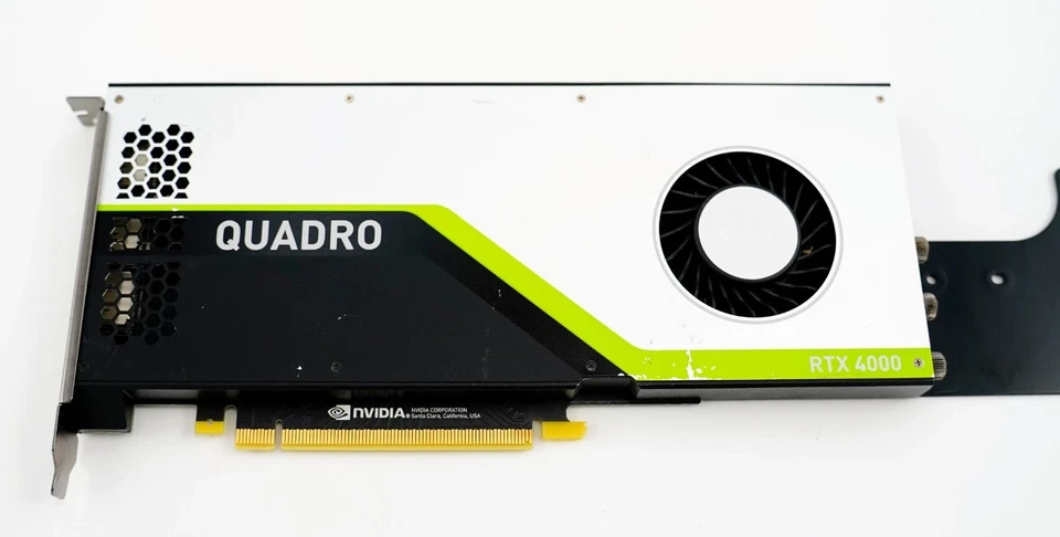 HP Nvidia Quadro RTX 4000 8GB GDDR6 3x DP 1.4 + 1x USB-C Video Card L48392-001 - Image 2 of 4