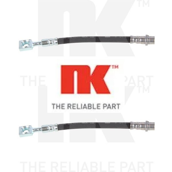 2X Bremsschlauch NK 853653 2 BremsschläUche Rechts Links Hinterachse FüR Opel-image