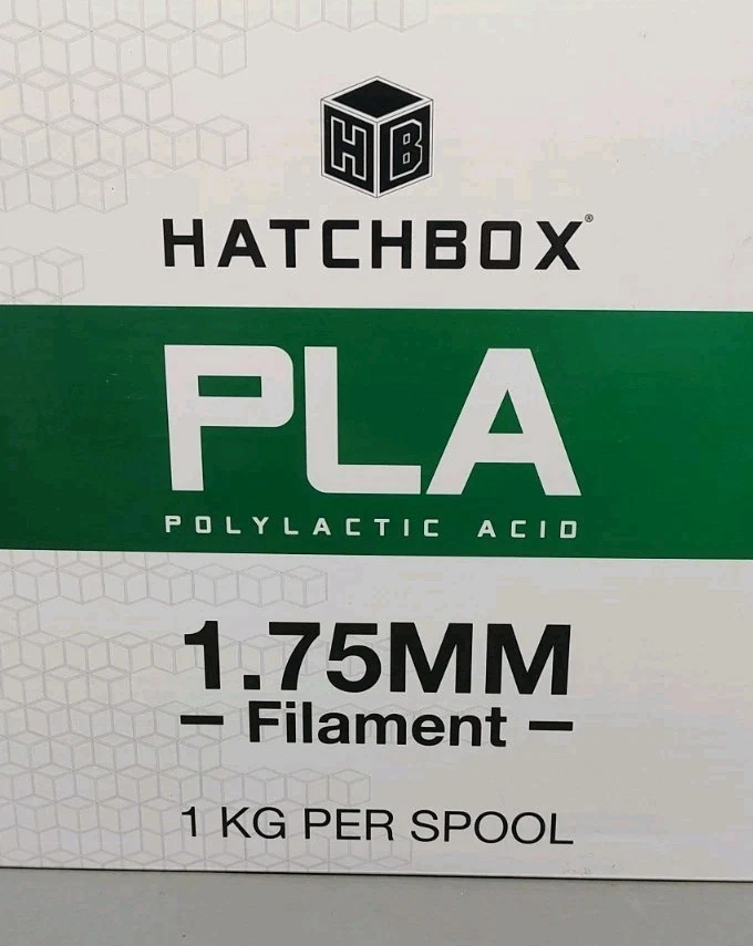 HATCHBOX PLA 1.75 MM 3D Printer Filament in Peacock Blue 1KG Spool New Sealed - Image 2 of 4