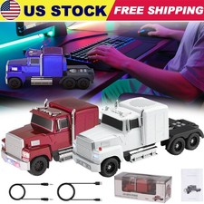 Rechargeable Retro 1980s Truck Bluetooth Speaker Stereo Sound w/ FM LED USB TWS