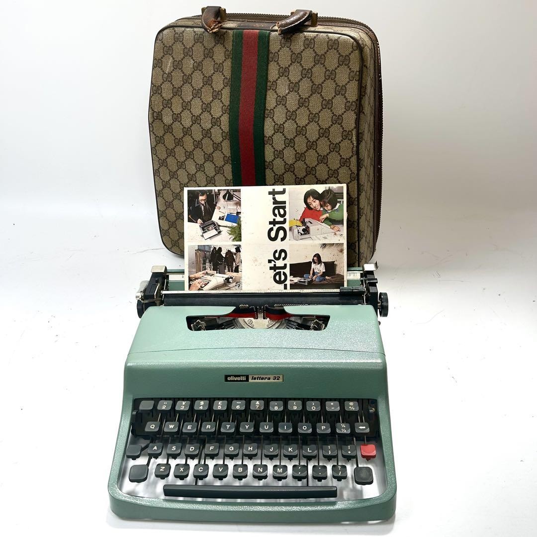アンティーク雑貨 Gucci for olivetti lettera 32 Gucci Olivetti Typewriter Olivetti Lettera 32 | eBay