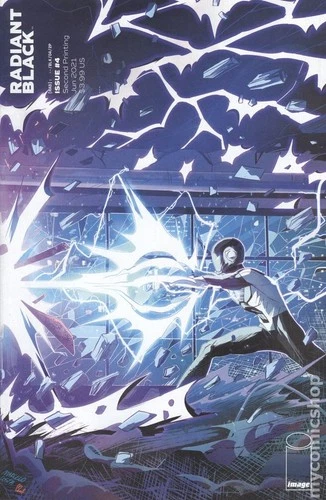 Radiant Black #4D Costa Variant 2nd Printing NM 2021 Stock Image