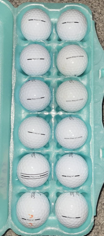 Titleist Pro V1 recycled golf balls 1 dozen