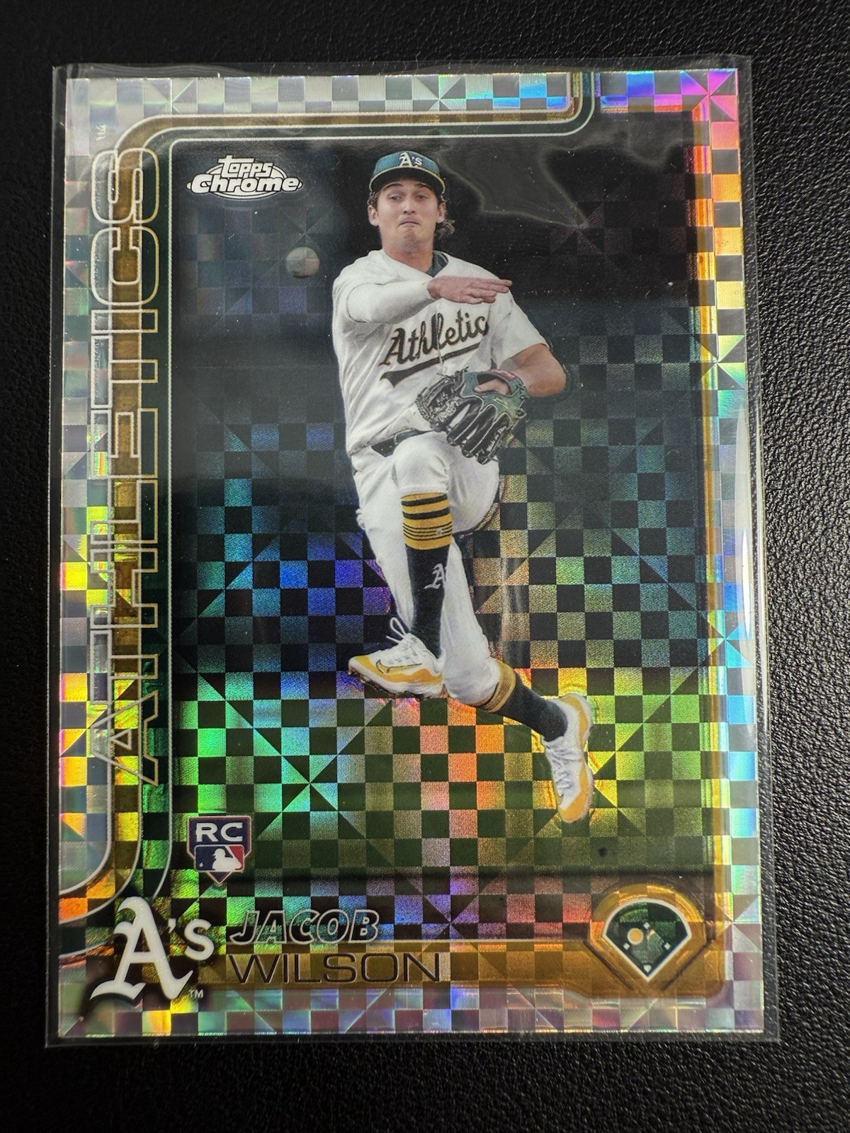 2025 Topps Chrome - Jacob Wilson #96 X-Fractor (RC)