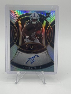 2025 Panini Select - Rookie Signatures Ashton Jeanty #RSI-AJY Silver Prizm 