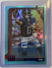 2025 Topps Chrome - Rookie Autographs Jaxson Dart #RA-JD Teal Refractor /299