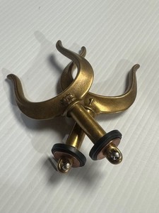 BRONZE OAR LOCKS - Open Horn No.1 - Matching Pair - ANTIQUE