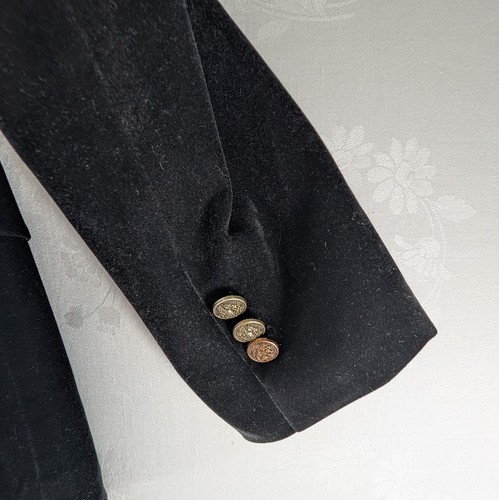 Yuan Lu Black Velvet Jacket Vest Bowtie Suit Holiday Formal Wedding Boys Size 12 - Picture 7 of 11