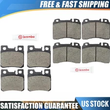 Front & Rear Brembo Ceramic Brake Pads Set Set For 1990-1993 Mercedes-Benz 500SL