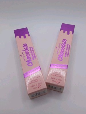 Lot of 2 I Heart Revolution Chocolate Scented Bronzer   0.43 fl oz (13 ml)