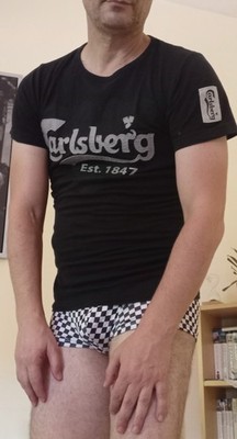 Carlsberg Herren T-Shirt schwarz