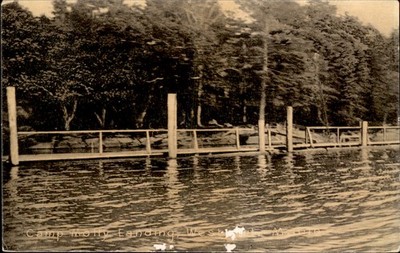Westport Island Maine ME Camp Molly Landing Wiscasset Area c1910 Postcard