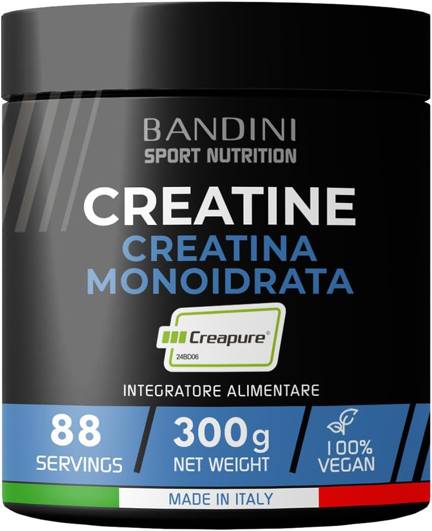 ® Creatina CREAPURE® Monoidrata in Polvere Pura - Integratore per Allenamento, S