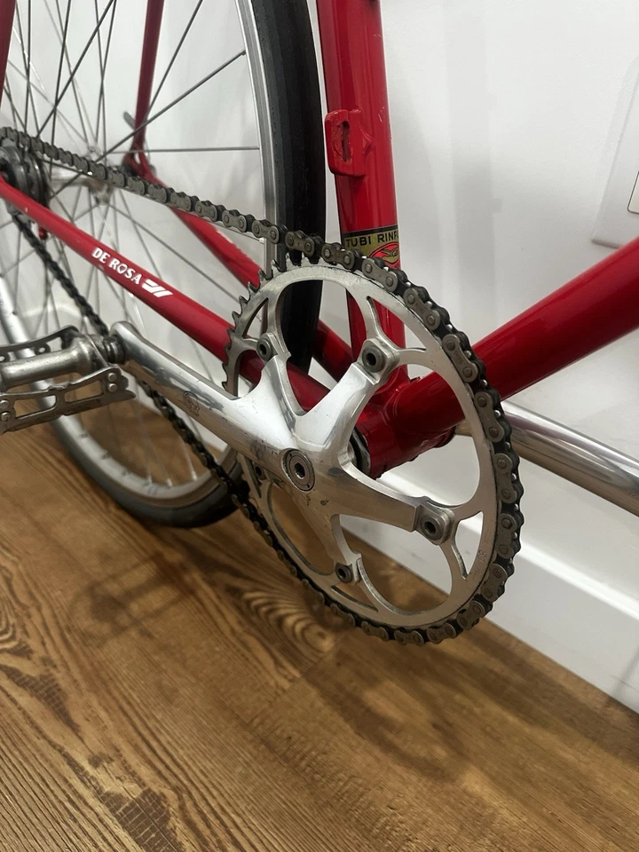 Винтажный односкоростной дорожный велосипед De Rosa 55 см - Изображение 3 из 4