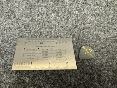 Qualität Stahlsaiten Aktion Messgerät Lineal Führung Setup Messen Gitarrenbauer für Gitarre