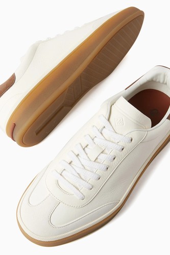 Loro Piana Sneaker Tennis Walk Runner Schuhe Turnschuhe Leder 46 UK 11. Sommer
