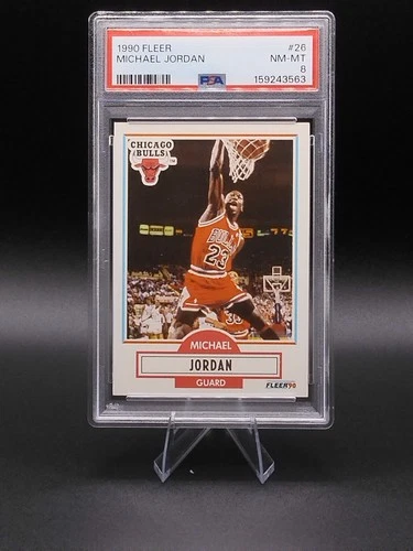 🐐🔥1990-91 Fleer - Michael Jordan #26 PSA 8