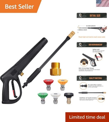 #ad Effortless Cleaning with Lightweight Pressure Washer Gun amp; Wand M22 Compatible $62.99