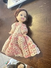 Doll With Handmade Crochet Dress