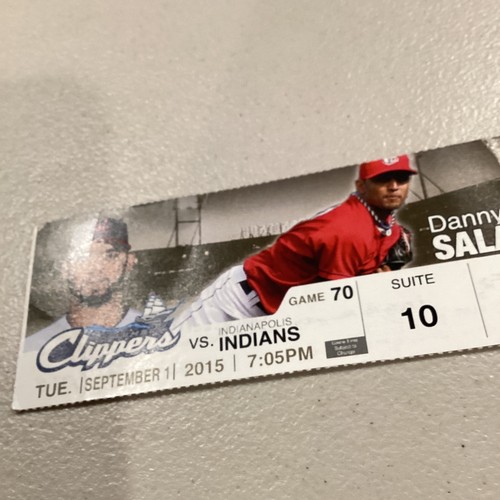 2015 Columbus Clippers V Indianapolis Indians Basebsll Ticket Salazar Image - Imagen 4 de 10