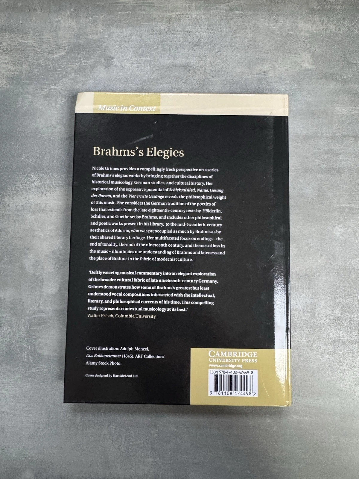 Brahms's Elegies The Poetics Of Loss by Nicole Grimes - 9781108474498 6