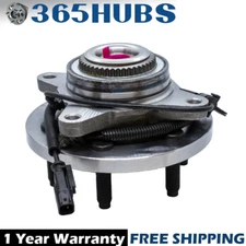 (1) Front Wheel Bearing Hub: 4WD/AWD 2011-2014 Ford Expedition, 2010-2014 F-150
