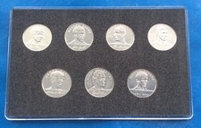 RARE VINTAGE "1966 WINNERS" IN ENGLAND 1970 WORLD CUP SQUAD ESSO COINS & CASE