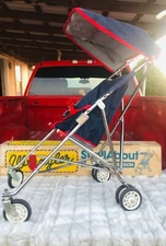 wrangler vintage denim stroller 