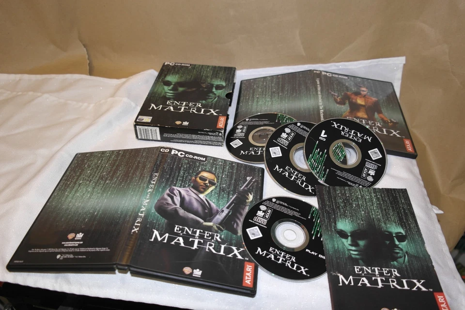 Enter the Matrix video game PC CD-ROM - Image 2 of 2