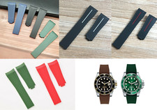 Uhrenarmband kautschuk 20 mm Grün Rot Blau band für Rolex Gmt Submariner Rubber
