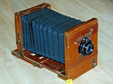 Alfred Brücker Rabenau Kamera płytowa 13x18 Obiektyw Tessar 4,5/210 Carl Zei