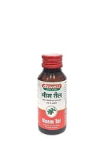 Baidyanath Jhansi Neem Oil 50Ml,Useful In Skin,Bacterial&Fungel Infection PACK 2