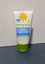 Babyganics Baby Mineral Sunscreen Lotion SPF 50, 2 Oz 05/25