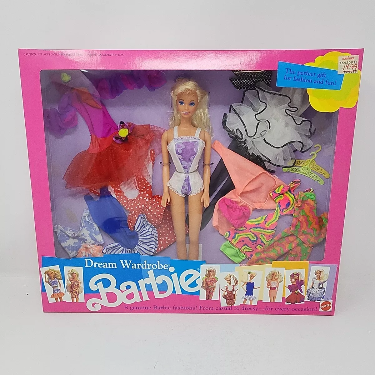 Barbie wardrobe 2024 gift set