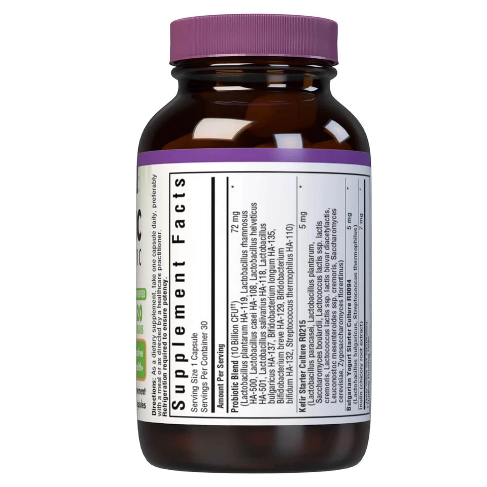 Bluebonnet Probiotic & Prebiotic 10 Billion Cfu 30 Veg Capsules - Image 2 of 4
