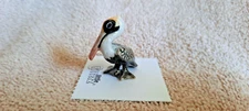LITTLE CRITTERZ Bird Brown Pelican "Diver" Miniature Figurine New LC208