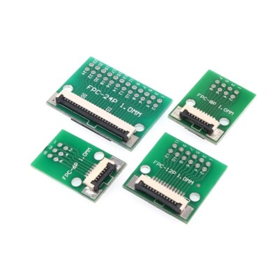 FFC Adapter Platine auf RM 2,54mm 1mm 4-40 Adern FPC Flachbandkabel