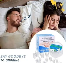 Silicone Stop Snoring Device, Full Pack, 16 Pieces Nasal