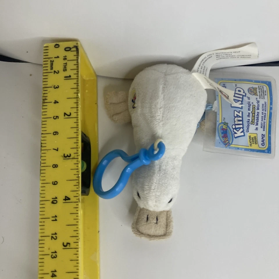 Gafas Lil’ Kinz Klip Llavero Etiquetas Con Código Peluche Juguete RARO 5” Foto 2 de 4