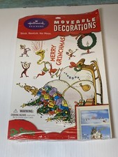 Grinch Dr Suess Christmas Sticker Window Clin...