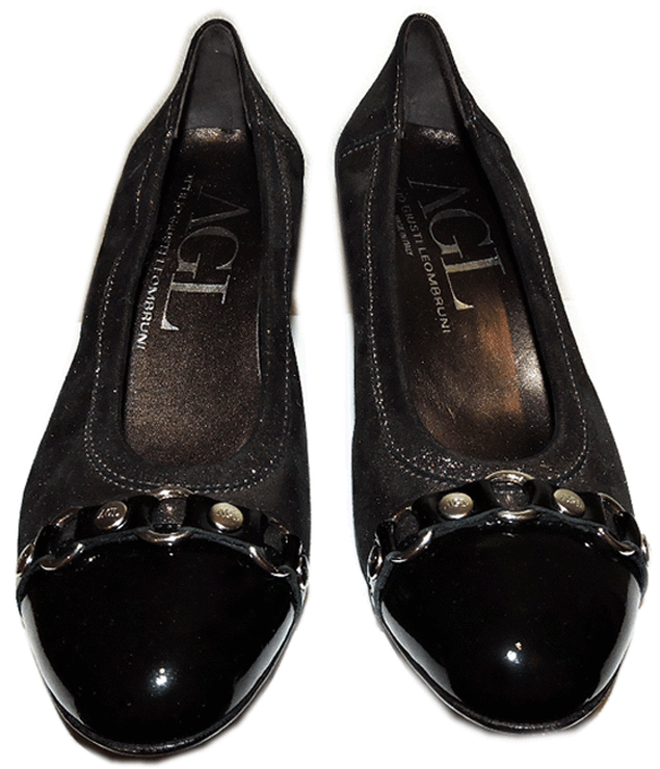 AGL Attilio Giusti Leombruni Brillo Gamuza Marrón Puntera Zapato De Ballet Bombas 37.5 AGL Attilio Giusti Leombruni Brillo Gamuza Marrón Puntera Zapato De De De Ballet Bombas 37.5 compra en línea hoy